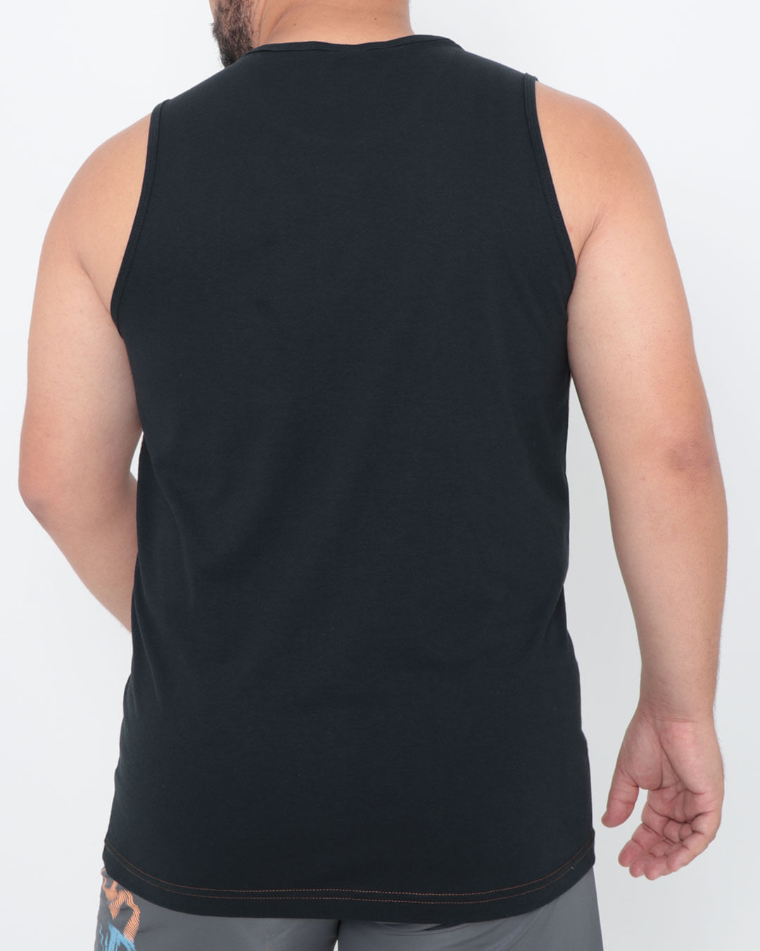 Regata-Plus-Size-Recorte-Mescla-Cinza