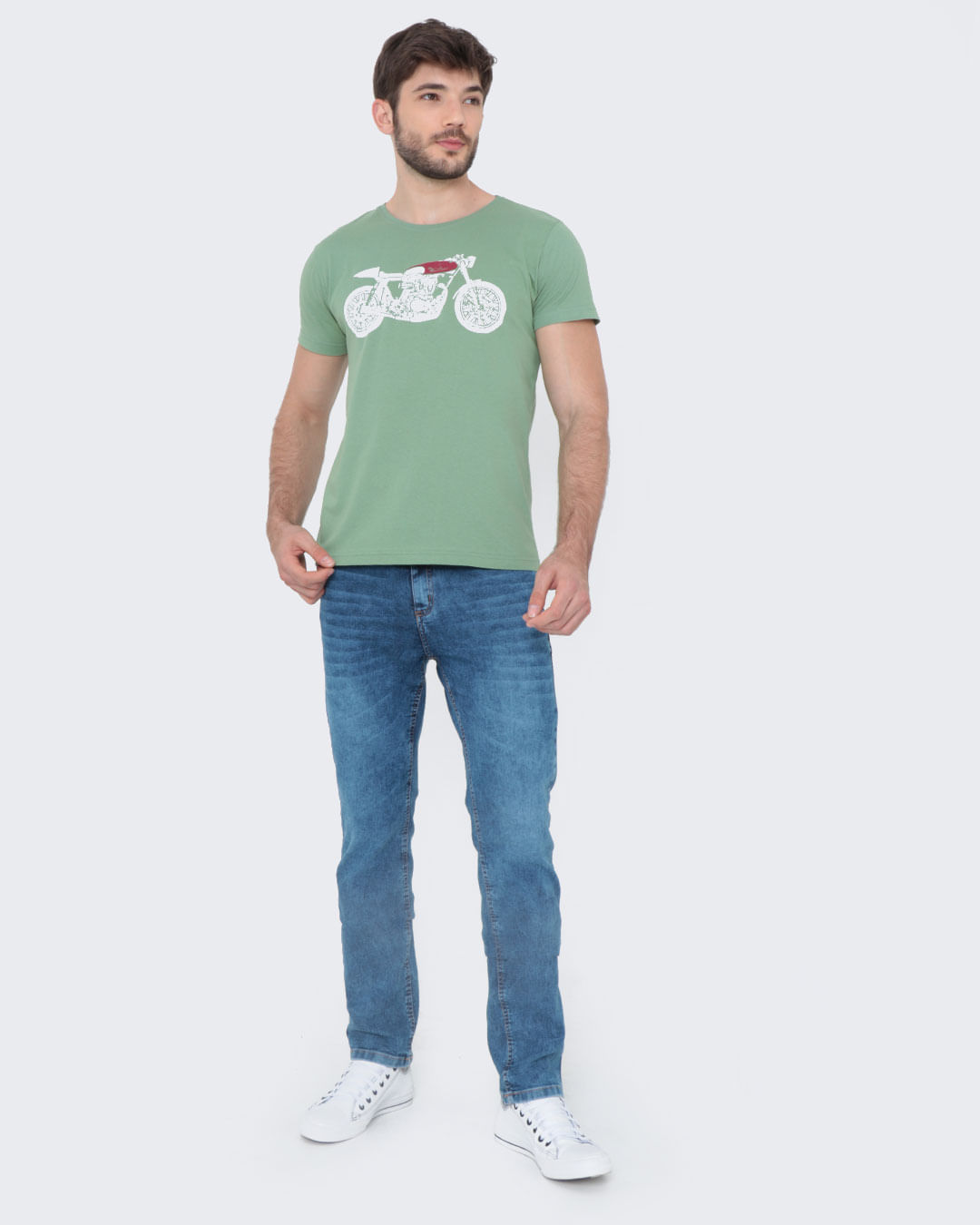 Camiseta-Estampa-Frontal-Verde