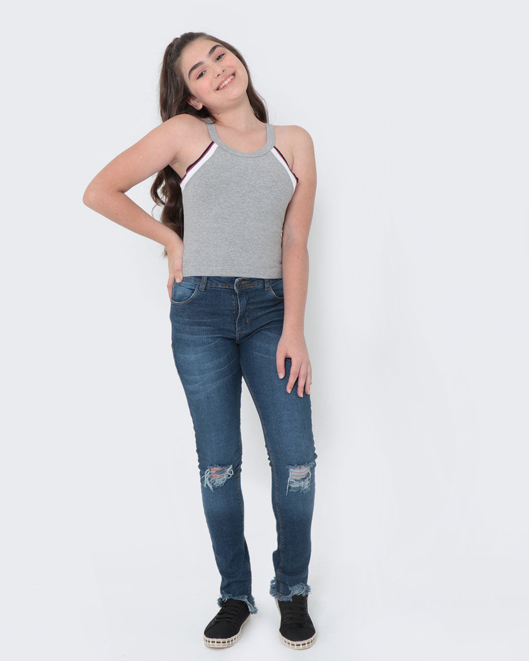 Regata-Juvenil-Cropped-Cinza