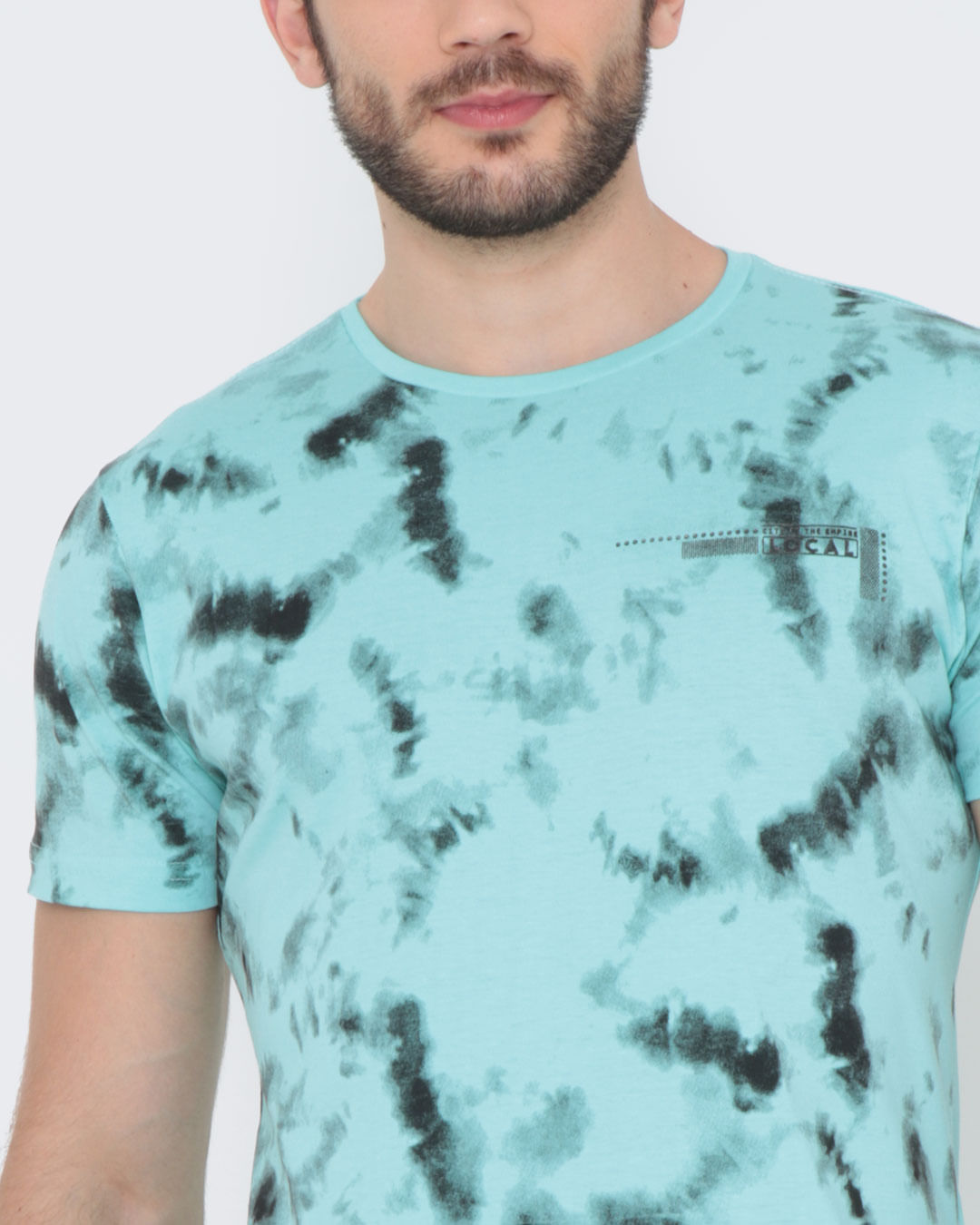 Camiseta-Estampa-Tie-Dye-Azul-Claro