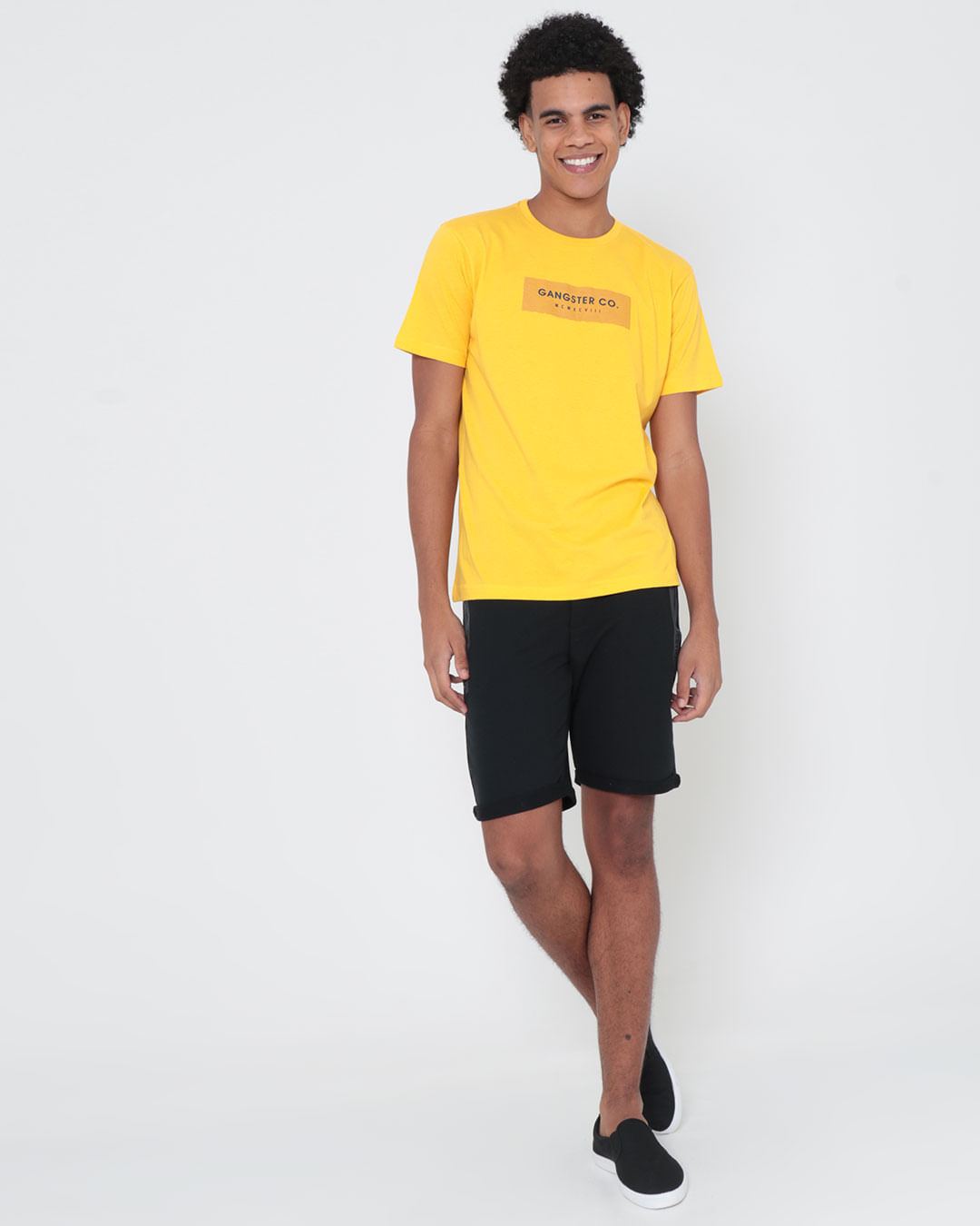 Bermuda-Masculina-Moletinho-Preta