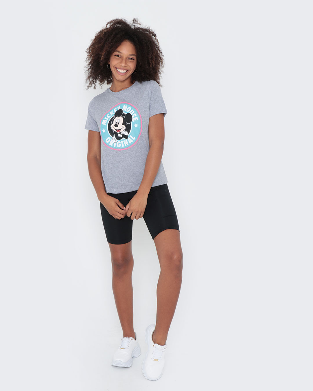 Camiseta-Mickey-Mouse-Disney-Cinza