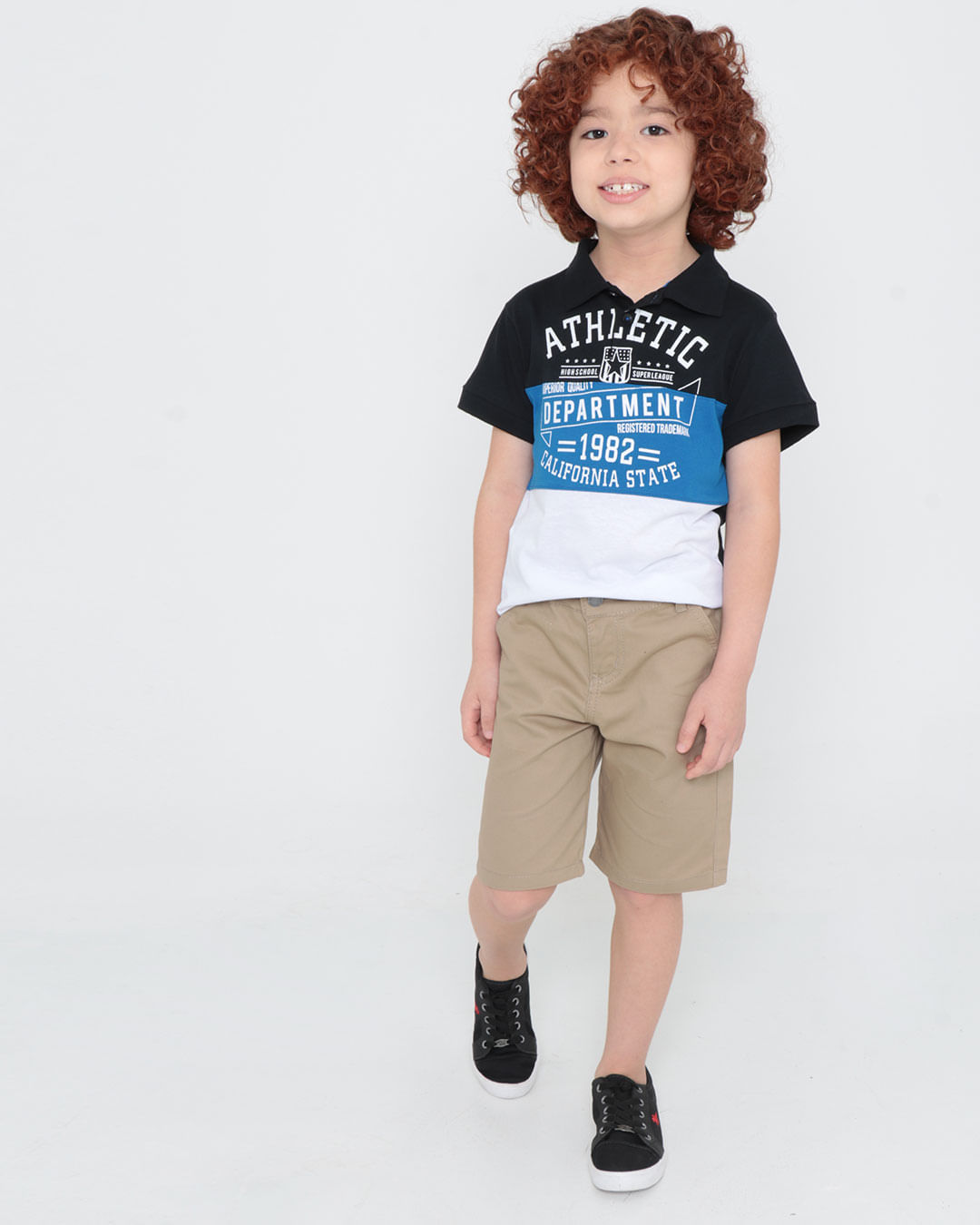 Polo-Infantil-com-Recorte-Multicor-Preto
