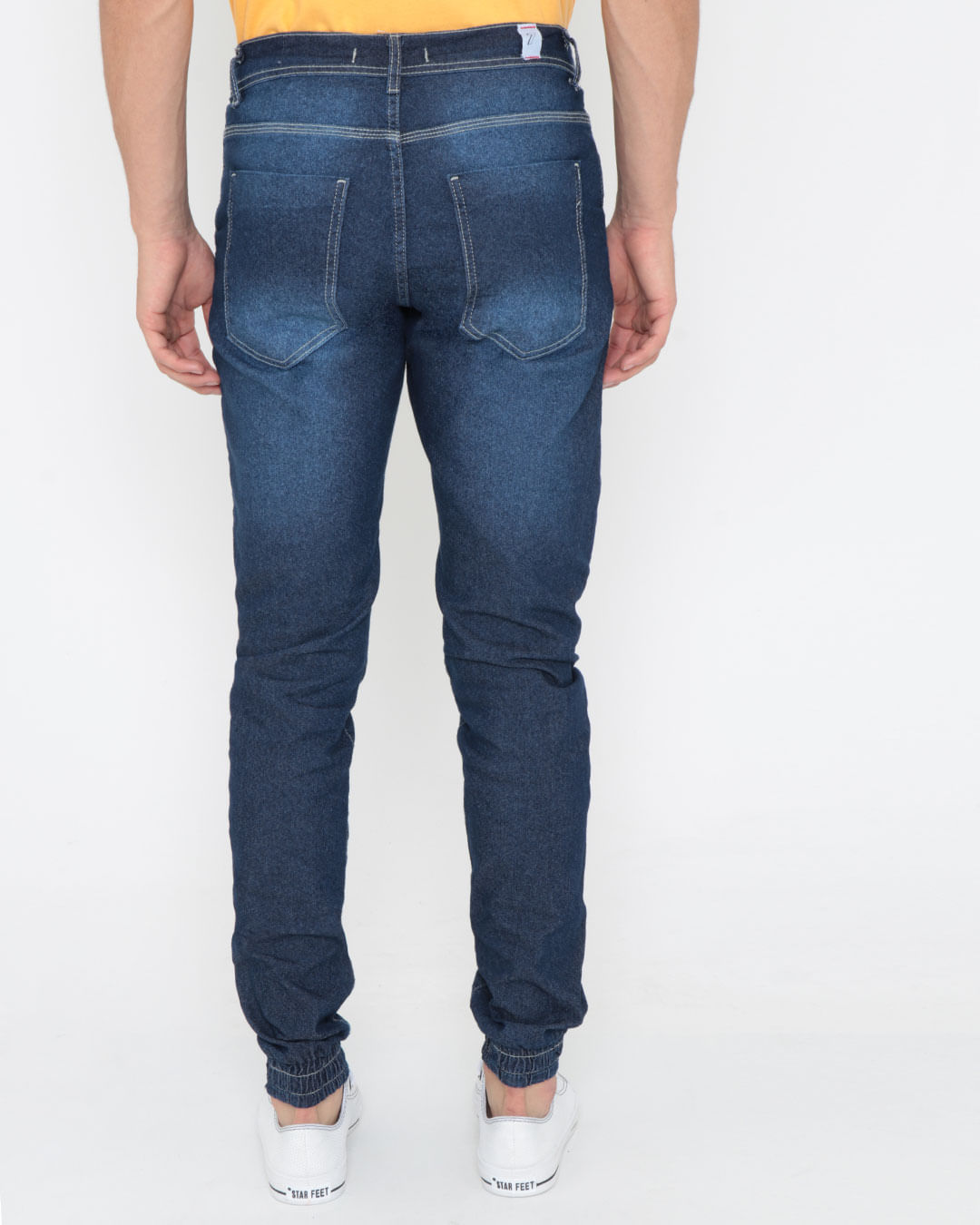 Calca-Jeans-Masculina-Jogger-Estonada-Azul-Escuro