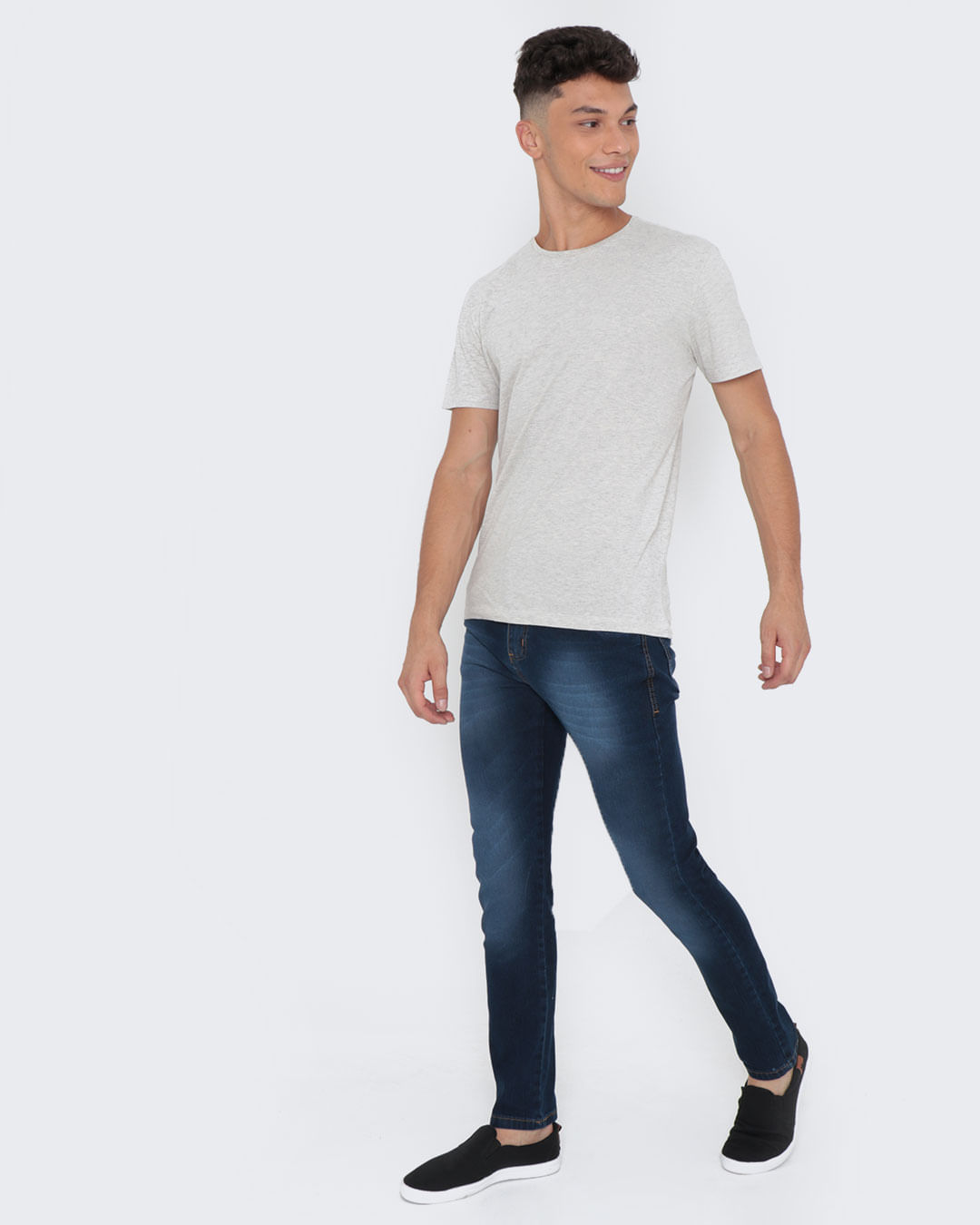 Calca-Jeans-Masculina-Skinny-Basica-Azul-Ecuro