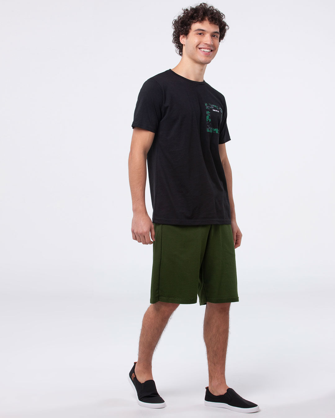 Bermuda-Moletom-Cordao-Verde
