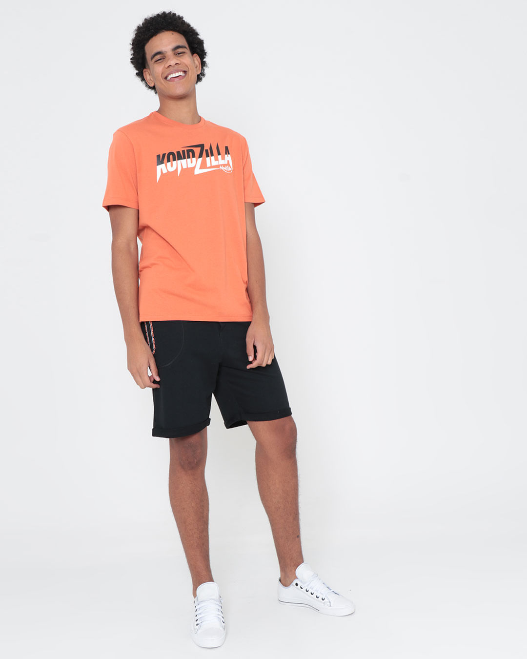 Bermuda-Masculina-Moletinho-Preta