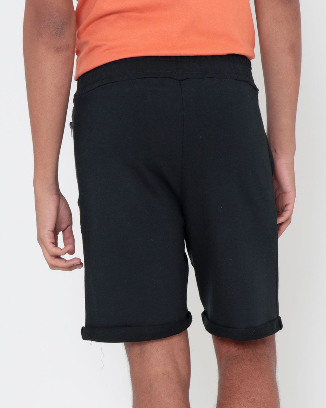 Bermuda-Masculina-Moletinho-Preta