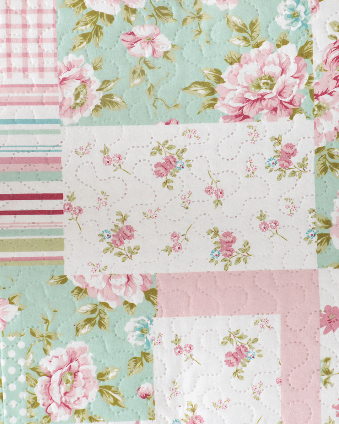 Kit-Colcha-Casal-Lilly-Dupla-Face-Rosa-e-Verde