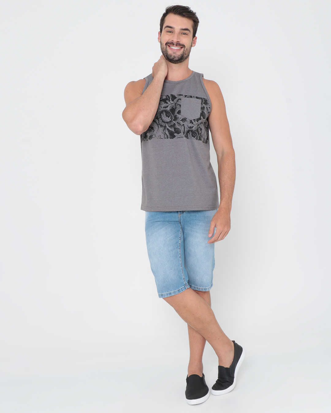 Bermuda-Jeans-Masculina-Estonada-Azul-Claro