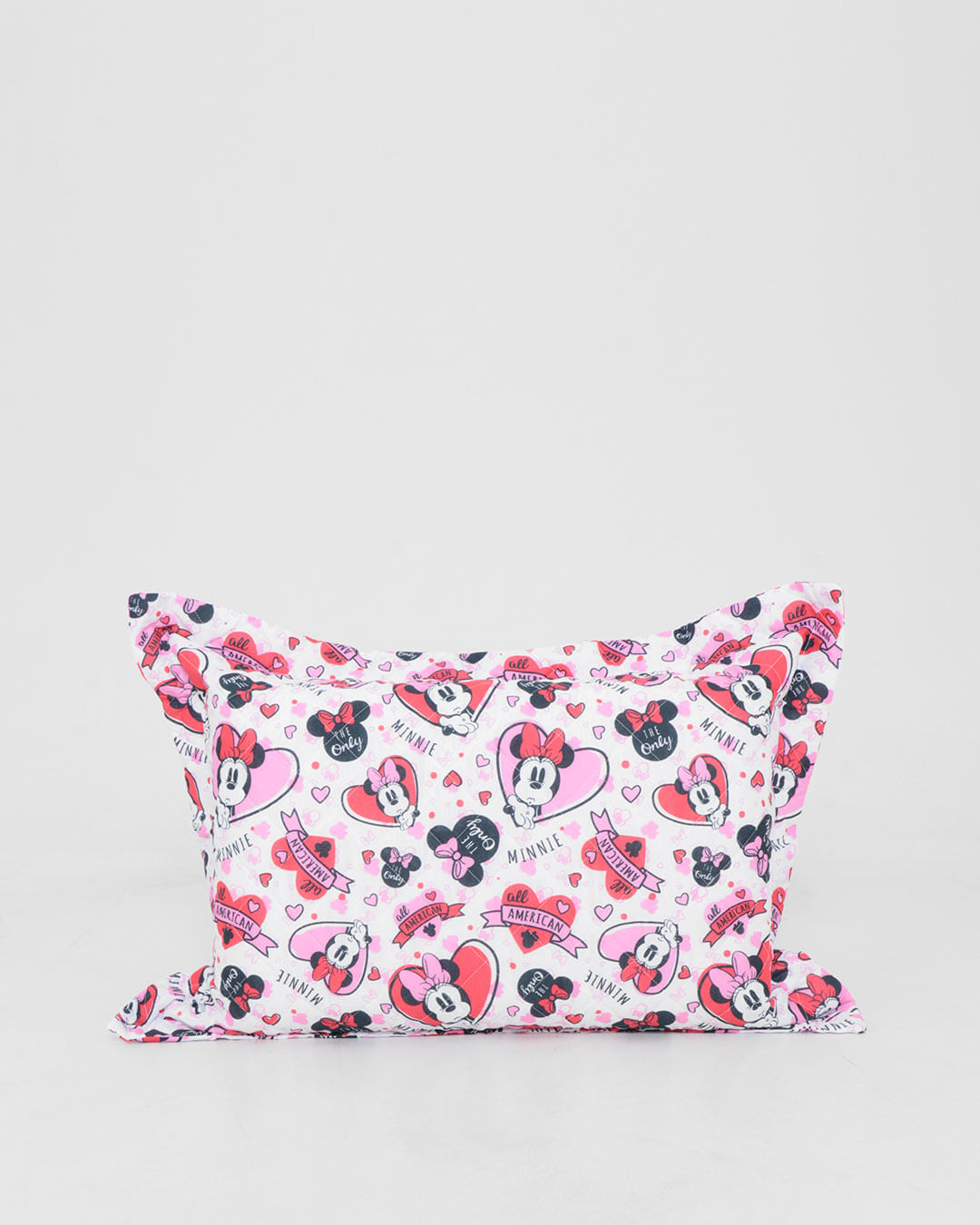 Porta-Travesseiro-Matelasse-Estampado-Minnie-Rosa