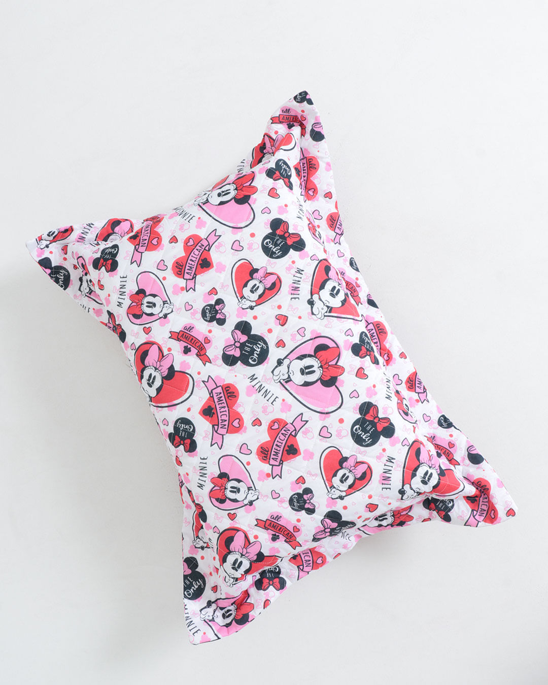 Porta-Travesseiro-Matelasse-Estampado-Minnie-Rosa