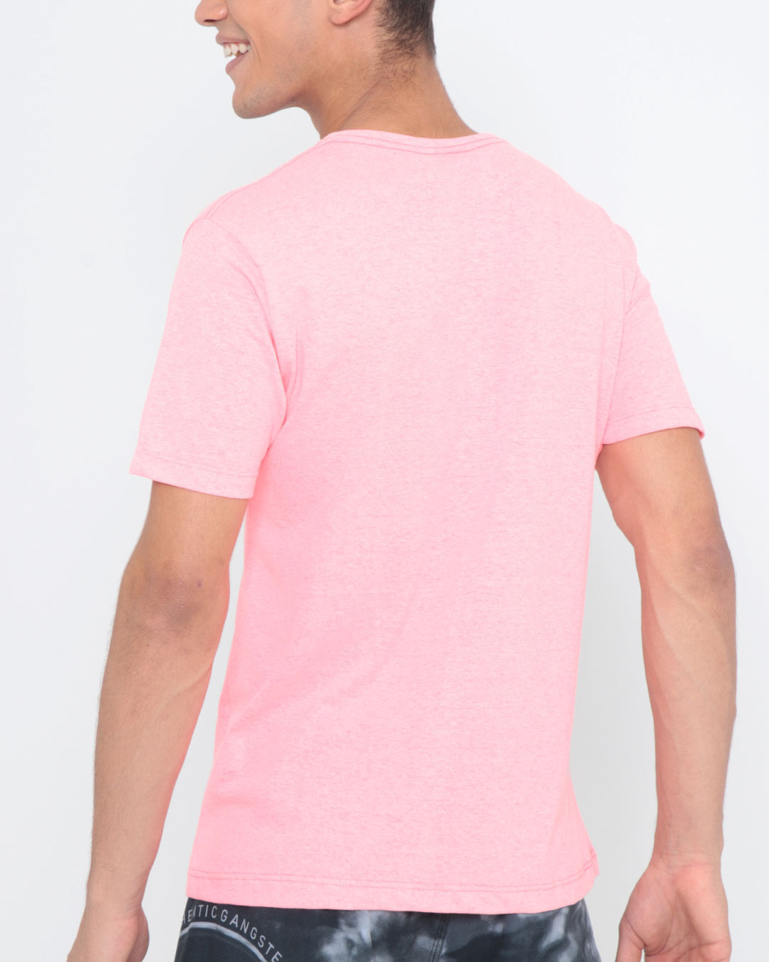 Camiseta-Basica-Lisa-Neon-Rosa