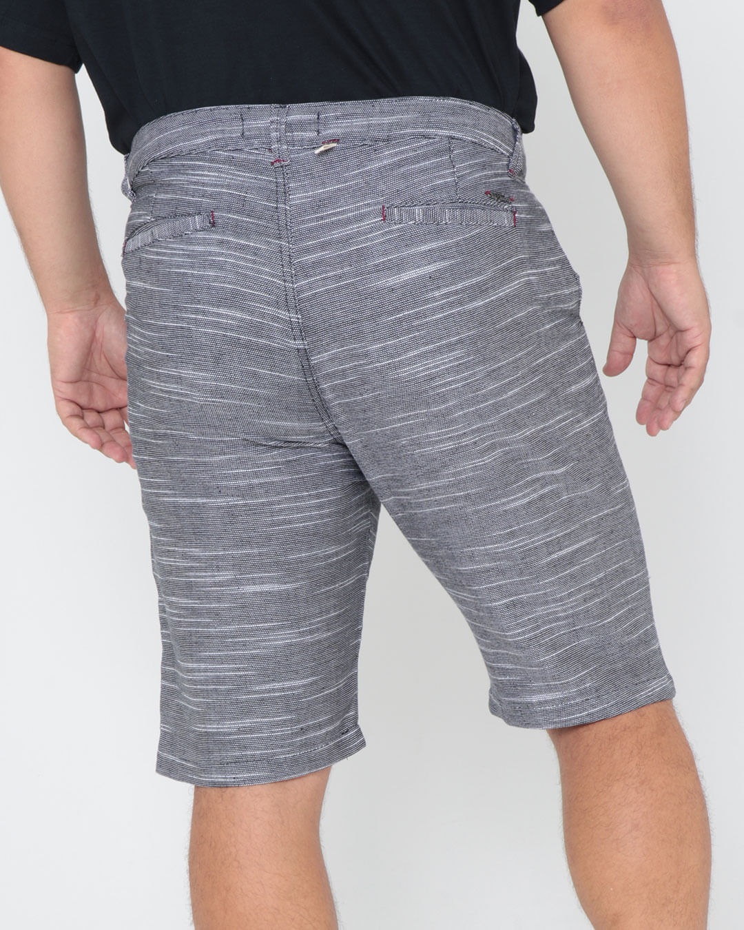 Bermuda-Masculina-Plus-Size-Linho-Preta