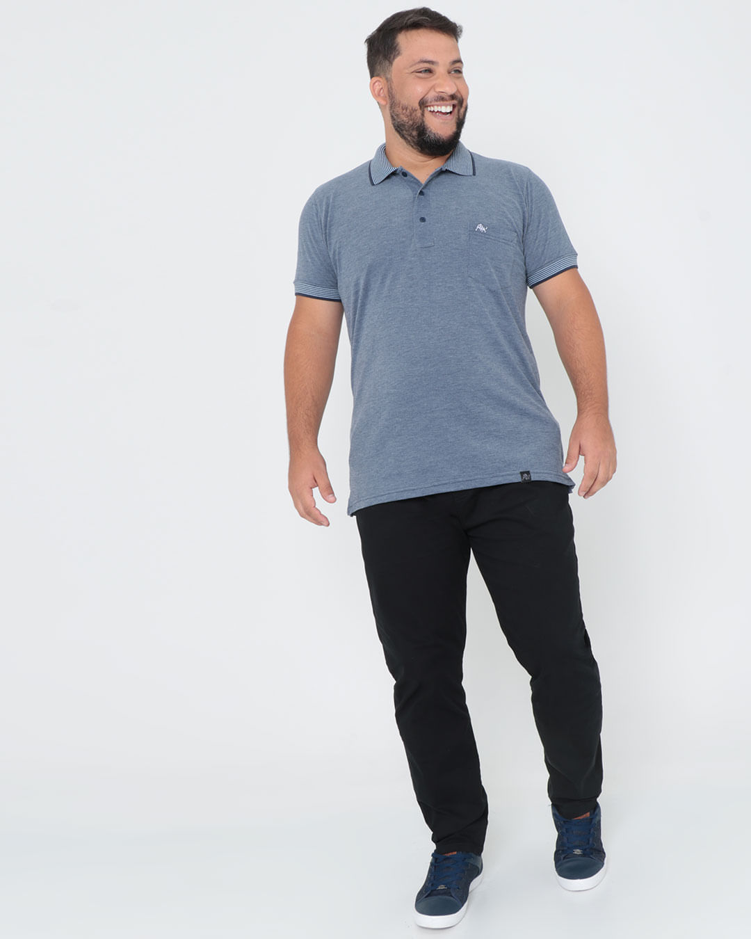 Calca-Sarja-Masculina-Plus-Size-Jogger-Preta