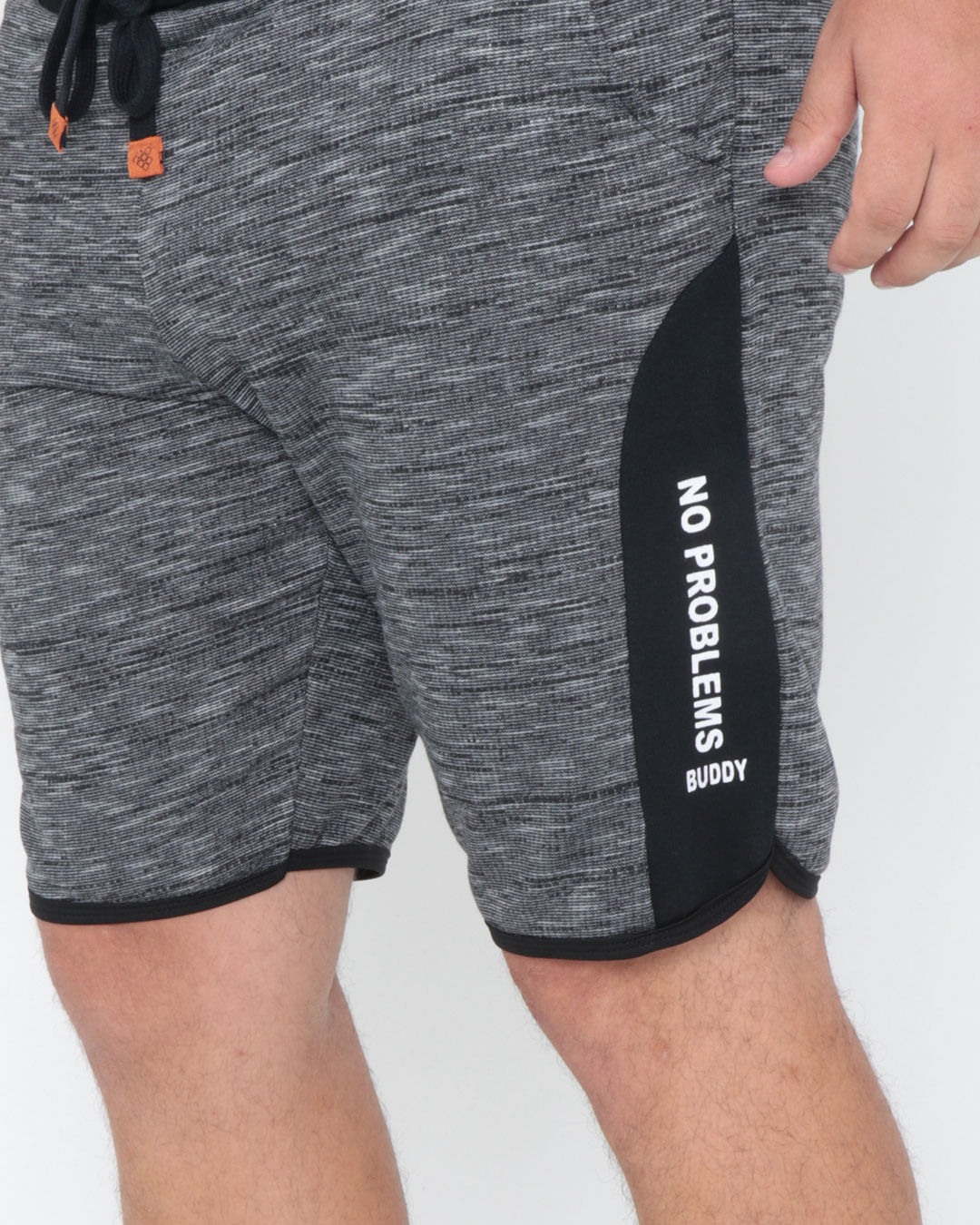 Bermuda-Plus-Size-Moletom-Flame-Estampa-Cinza