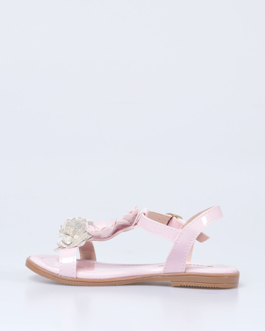 Sandalia-Infantil-Flores-Rosa-Claro