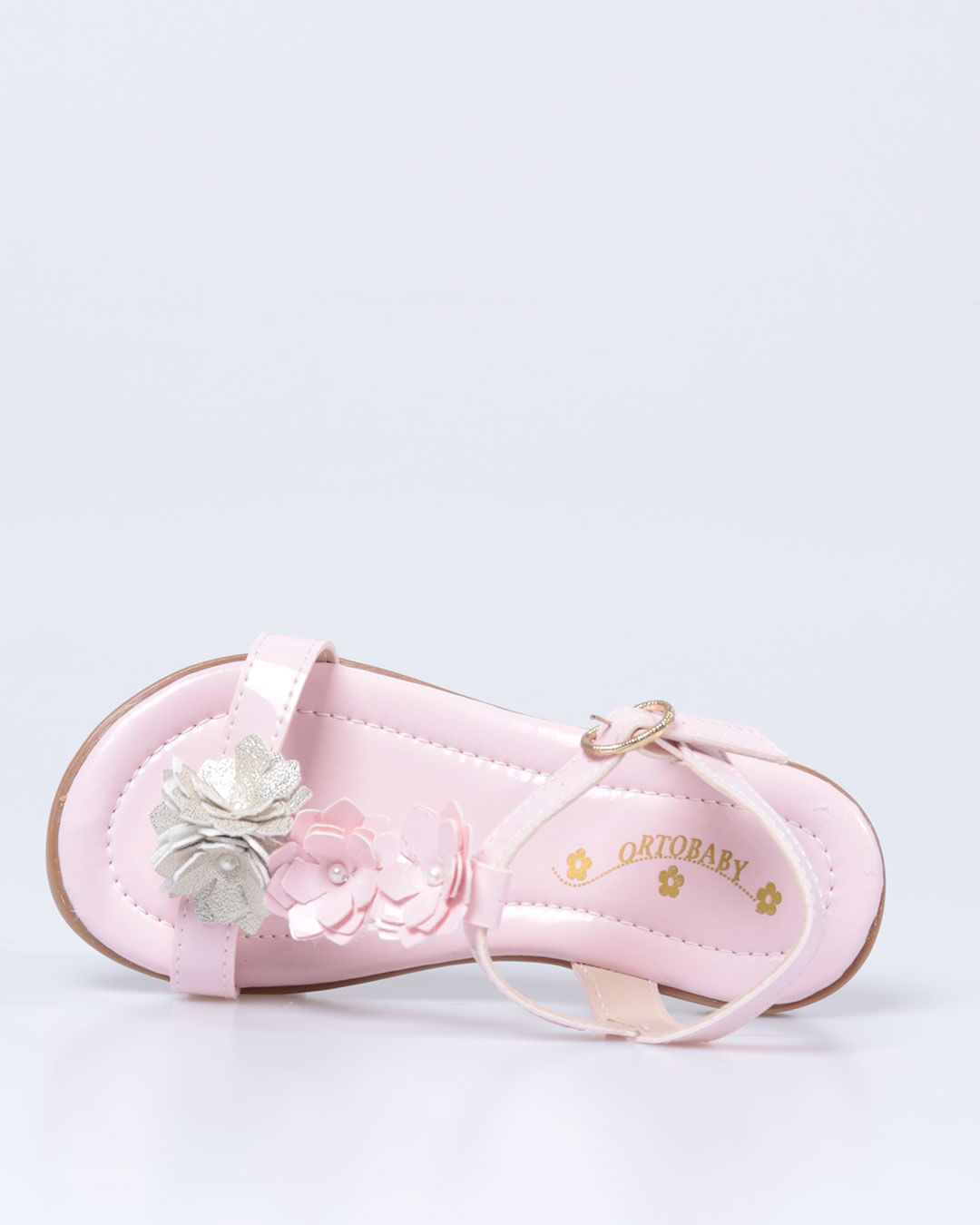 Sandalia-Infantil-Flores-Rosa-Claro