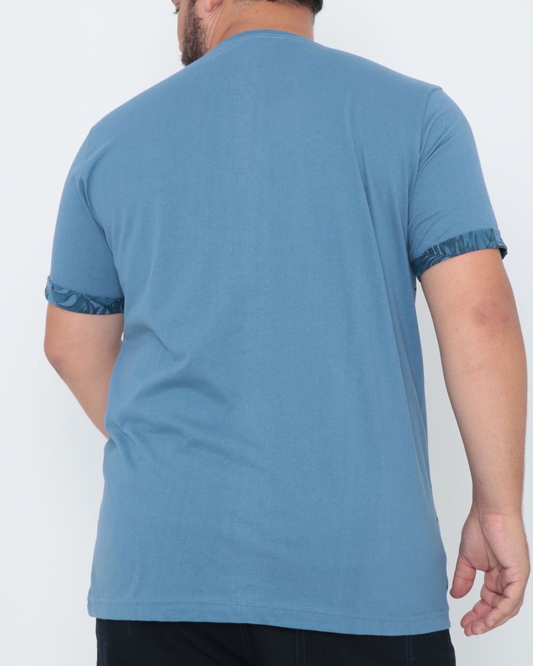 Camiseta-Plus-Size-Escrita-E-Estampa-Azul
