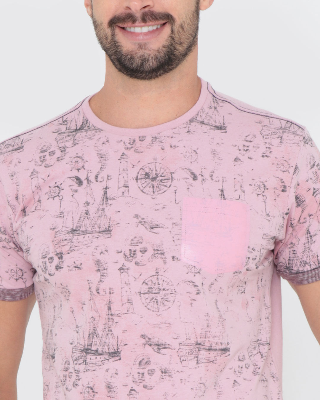 Camiseta-Com-Bolso-Estampada-Rosa