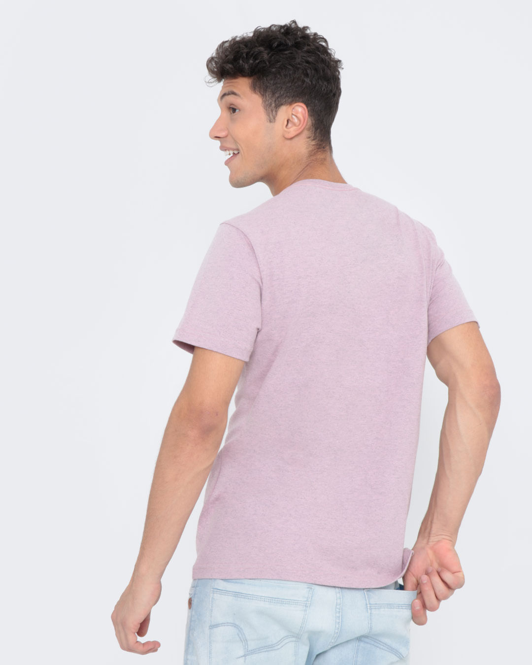 Camiseta-Estampada-Mescla-Rosa