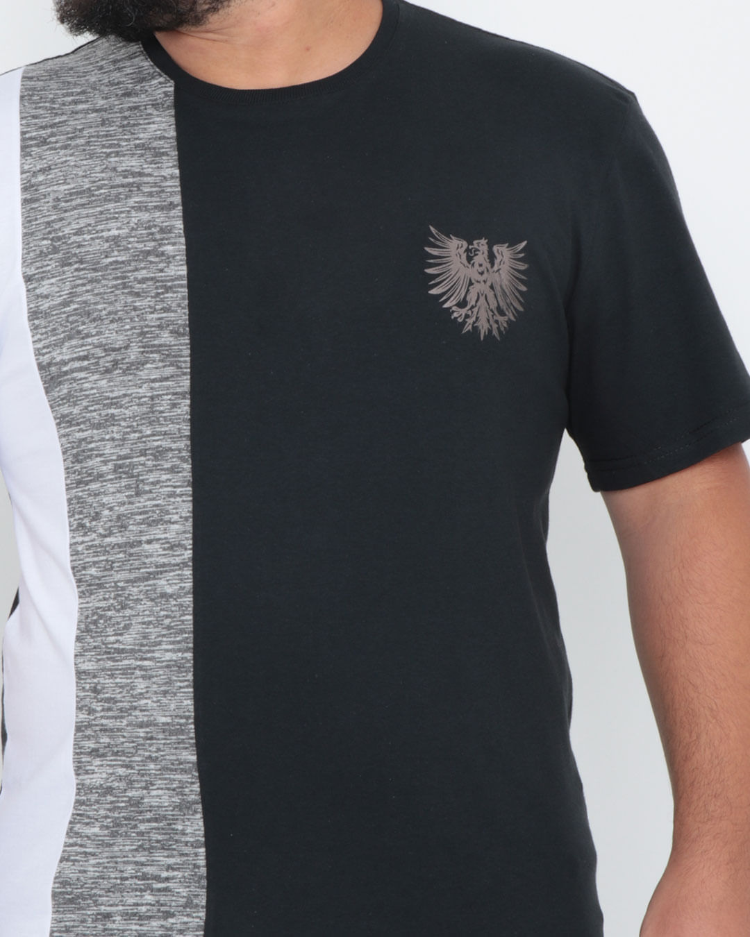 Camiseta-Plus-Size-Recorte-Flame-Preta