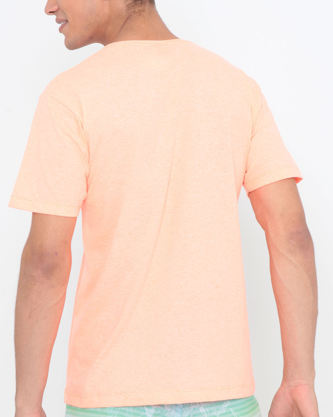 Camiseta-Basica-Lisa-Neon-Laranja
