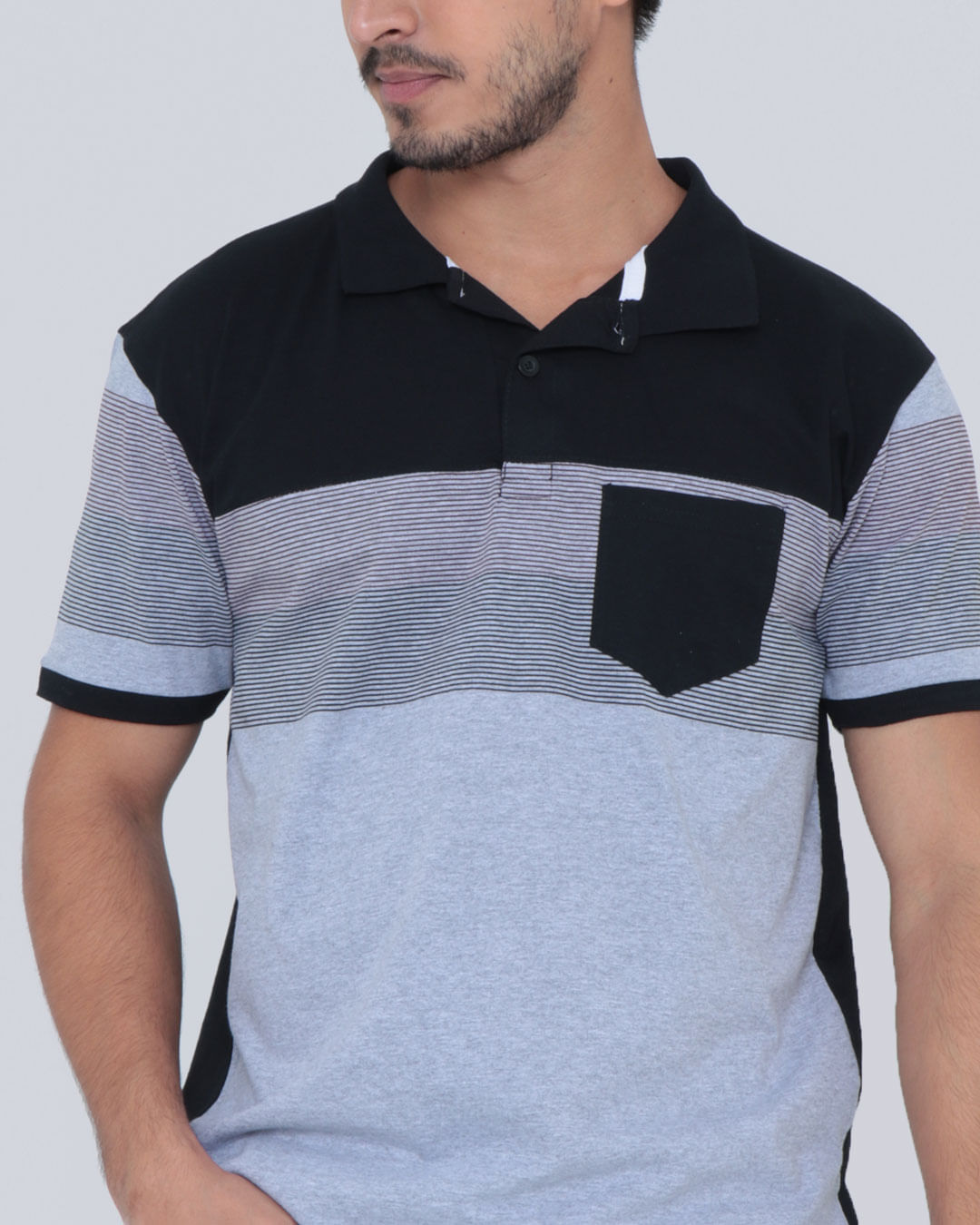 Polo-Ib9725-Listrada-Cbolsopgg---Preto
