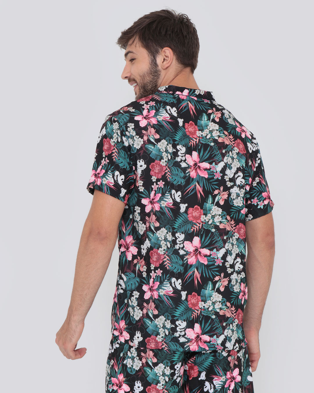 Camisa-Visco-Tt11018-Mickey-Floral-Esc---Preto-Floral