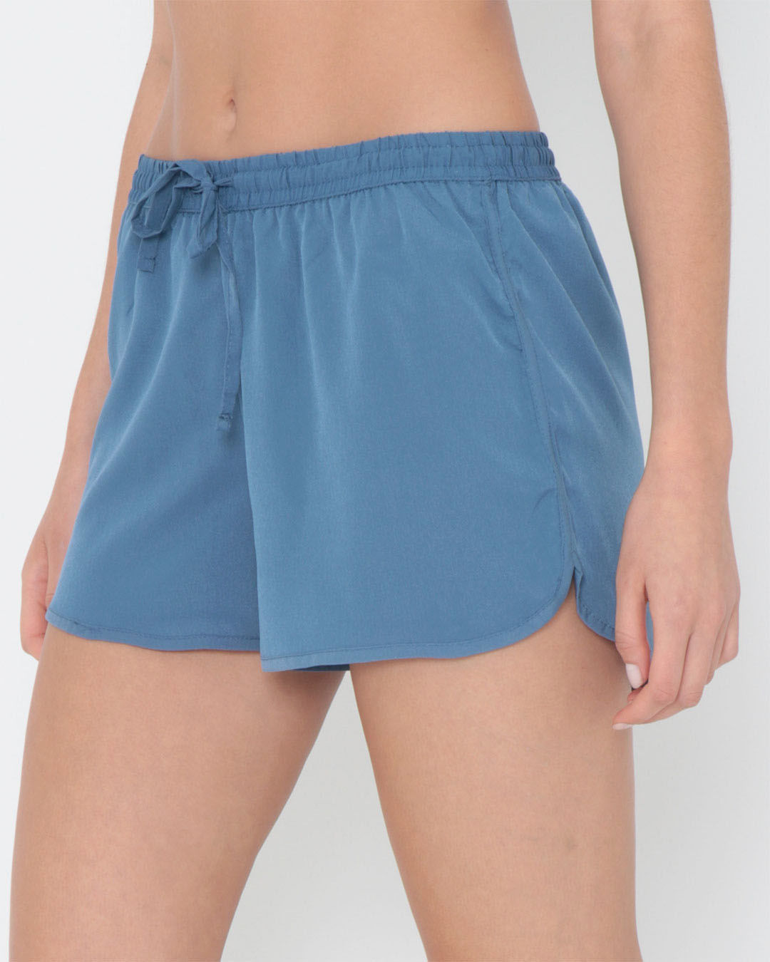 Shorts-Tec-Plano-Liso--214001---Azul-Medio