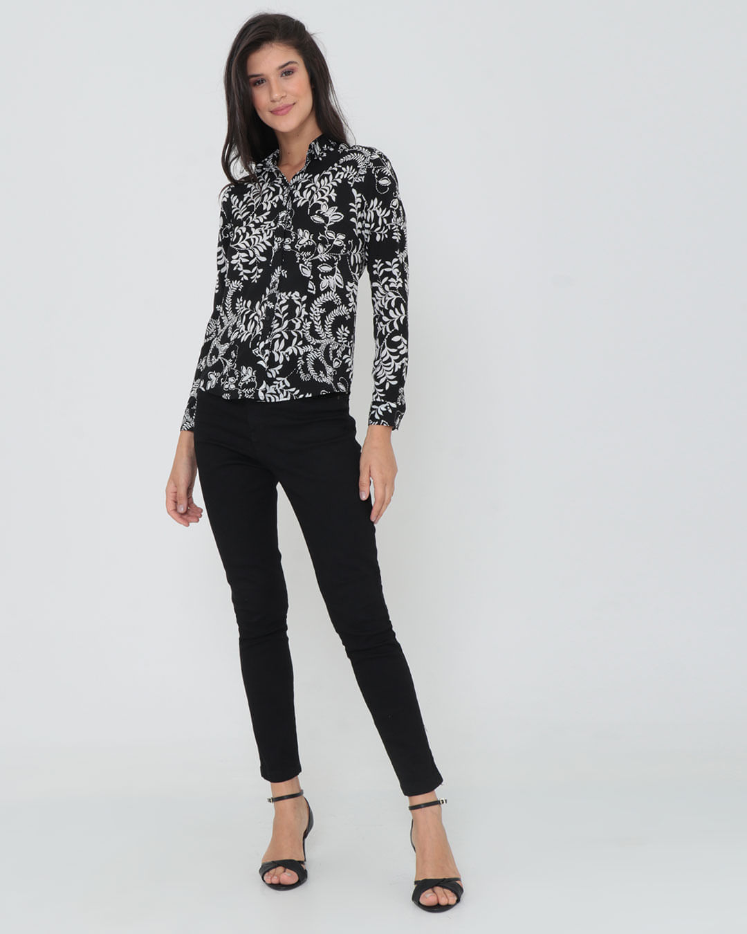 Camisa-214039-Crepe-Ml---Preto-Floral
