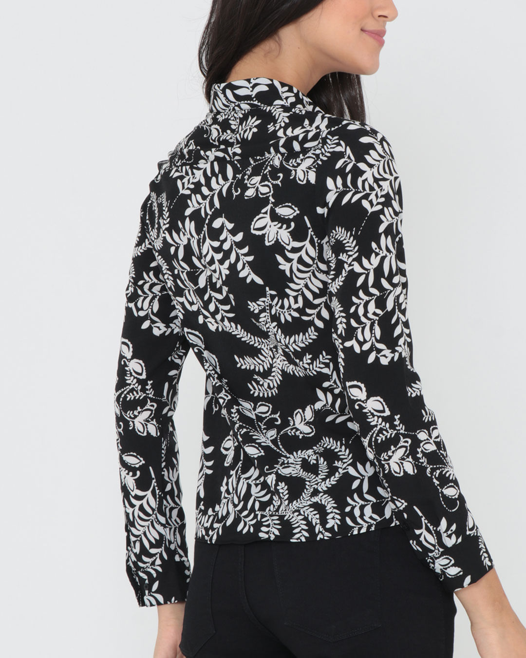 Camisa-214039-Crepe-Ml---Preto-Floral
