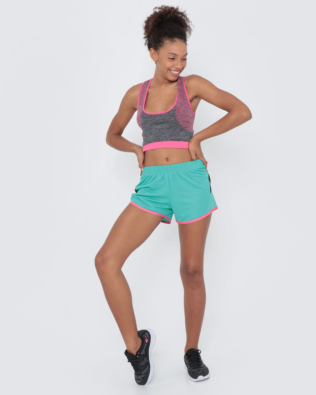 Shorts-601-Tactel-Tela-Barra---Verde-Medio