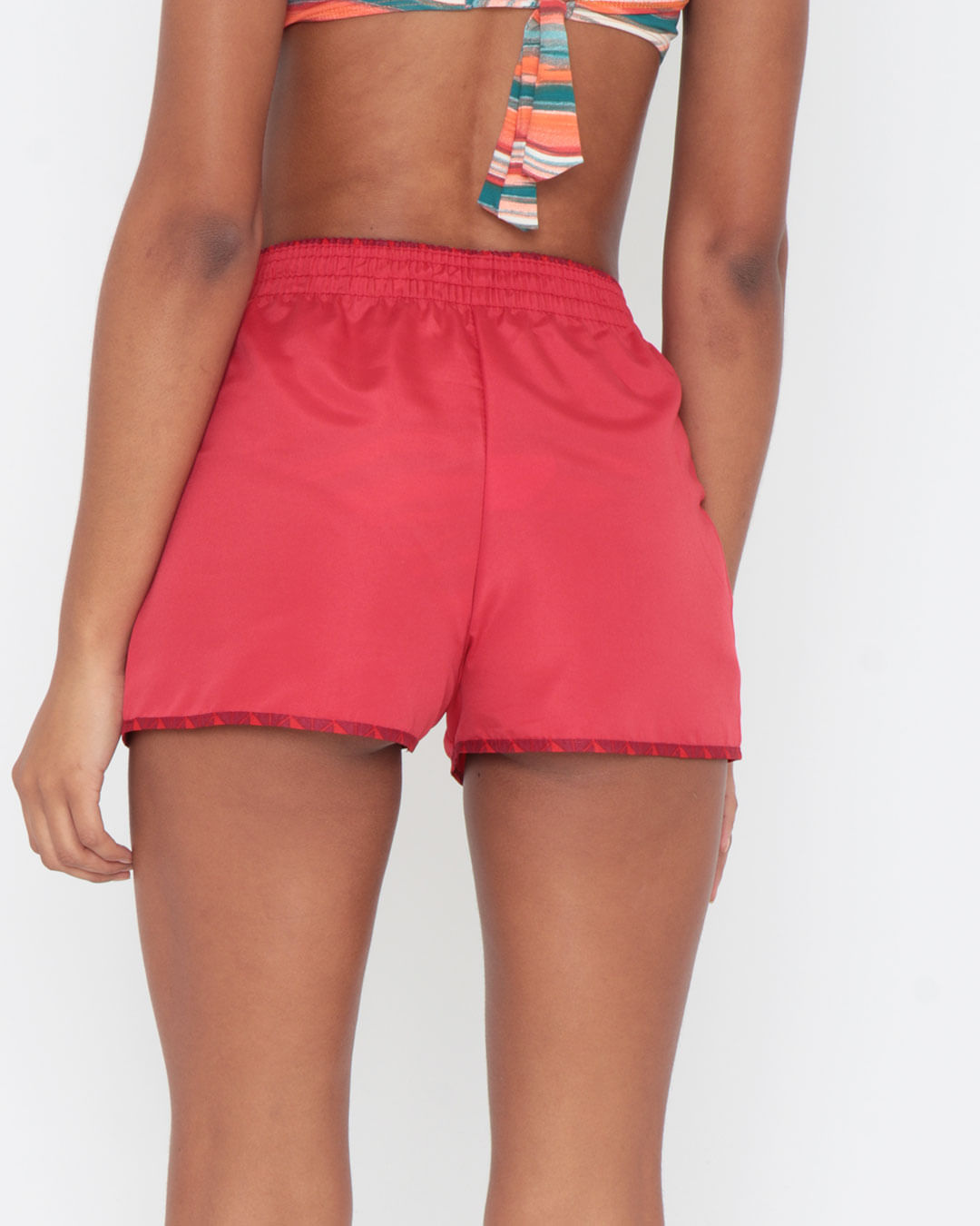 Short16044tactel-Liso-Cos-Estam---Vermelho-Medio