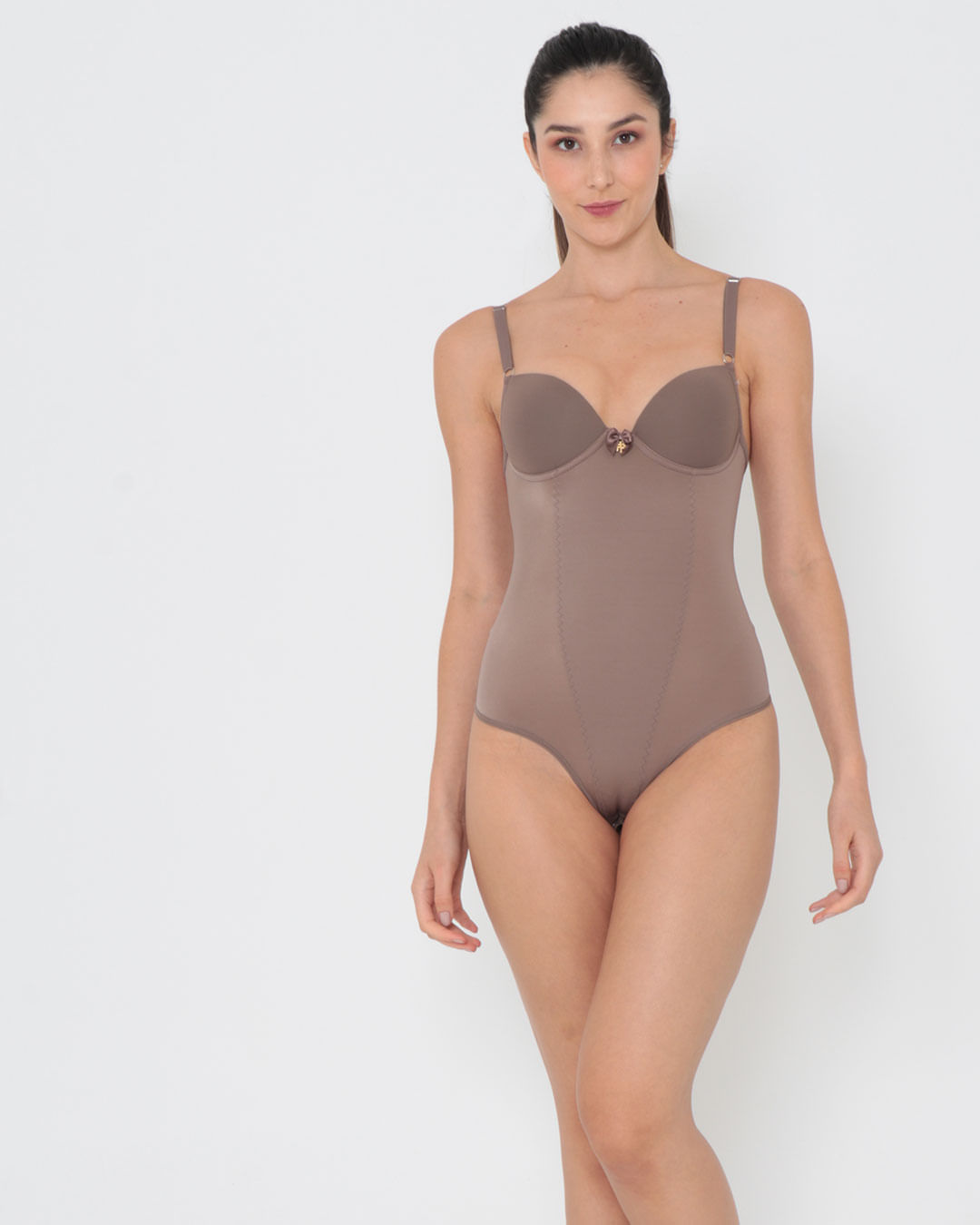 Body-5076006-Modelador-Reforcado-Fio---Marrom-Medio