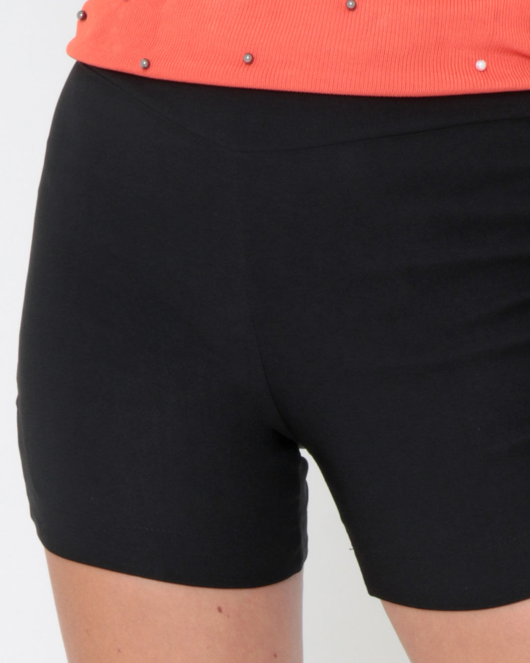 Shorts-Liso-Bengaline-Pe-181-Cos-Alto---Preto