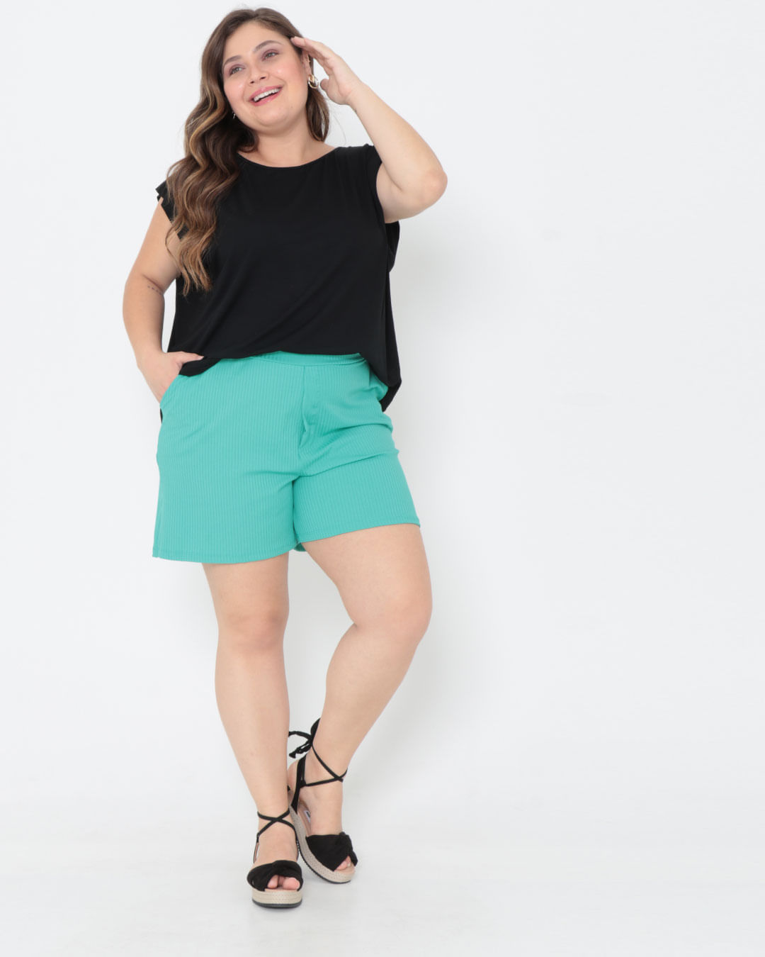 Short-7023-Canelado---Verde-Claro