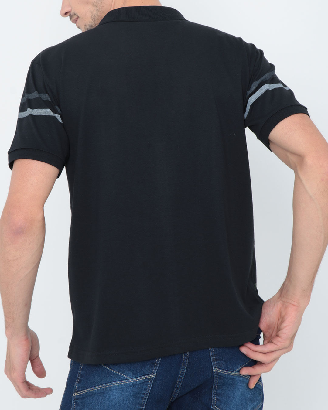 Polo-Ibiro-Ib-9512-Recorte-Pgg---Preto-Listrado