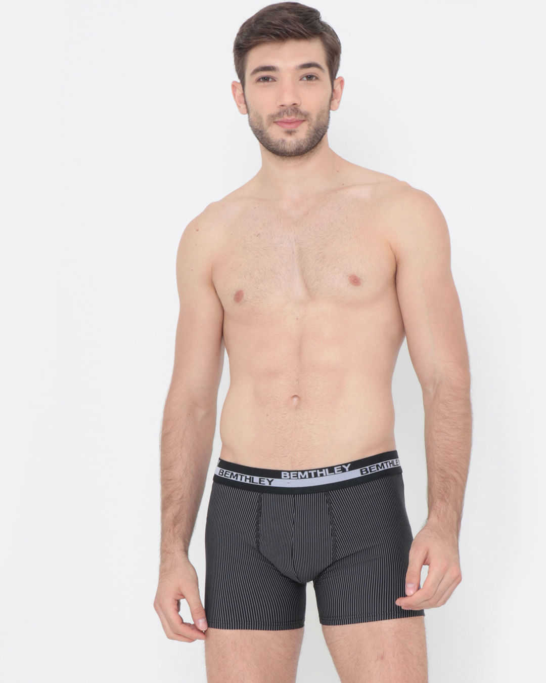 Cueca-0592-Boxer-Risca-De-Giz---Preto-Listrado