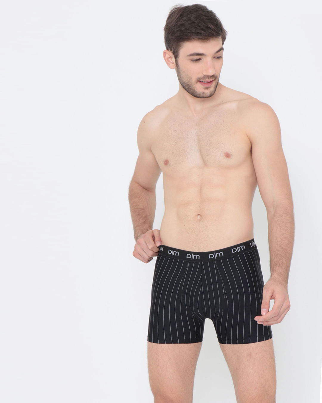 Cueca-Dom-Marco-8660-Boxer-Micro-Ad---Preto-Listrado