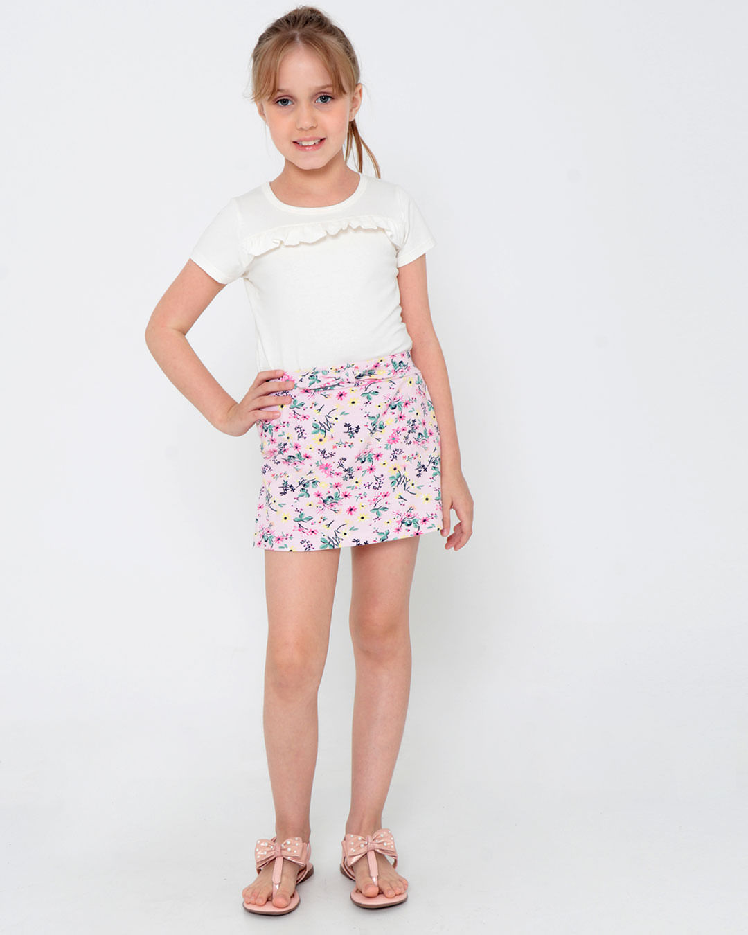 Shorts-Saia-71432-Flor--Fem-48---Rosa-Floral