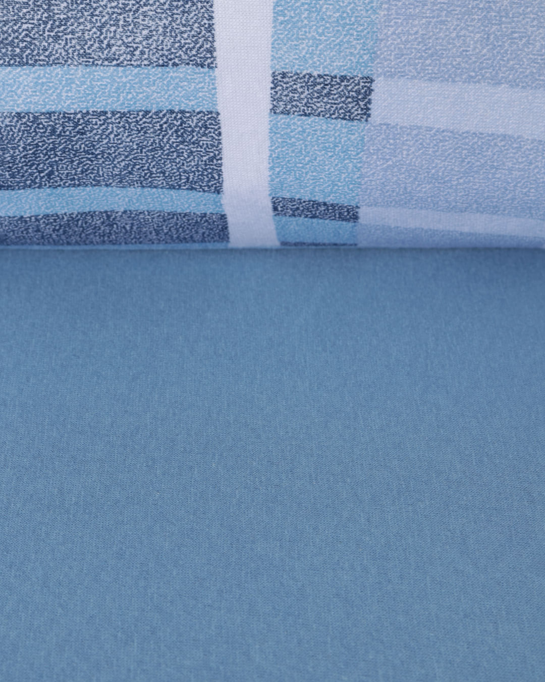 Jg-De-Cama-Solteiro-Slim-2-Pcs---Azul-Geometrico