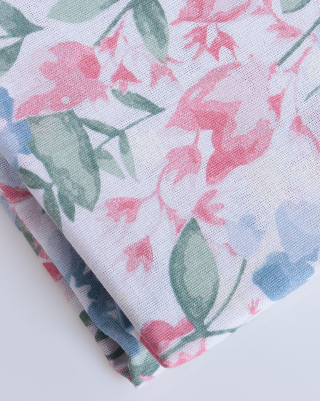Lencol-Com-Elastico-Solteiro-Lis---Branco-Floral
