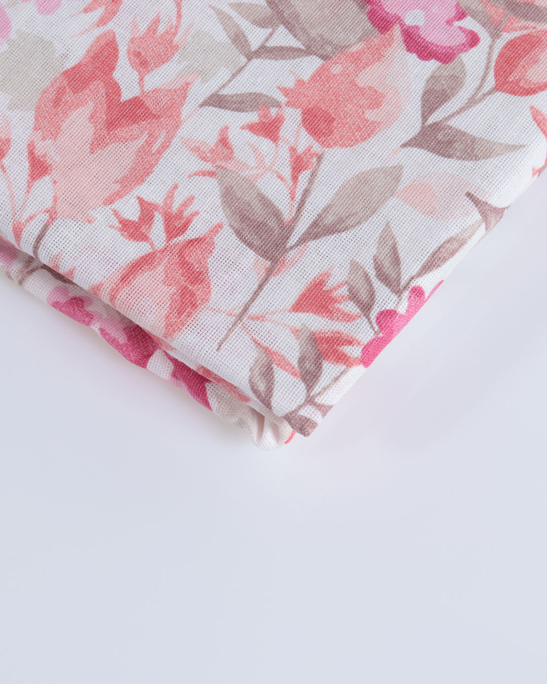 Lencol-Com-Elastico-Solteiro-Lis---Rosa-Floral