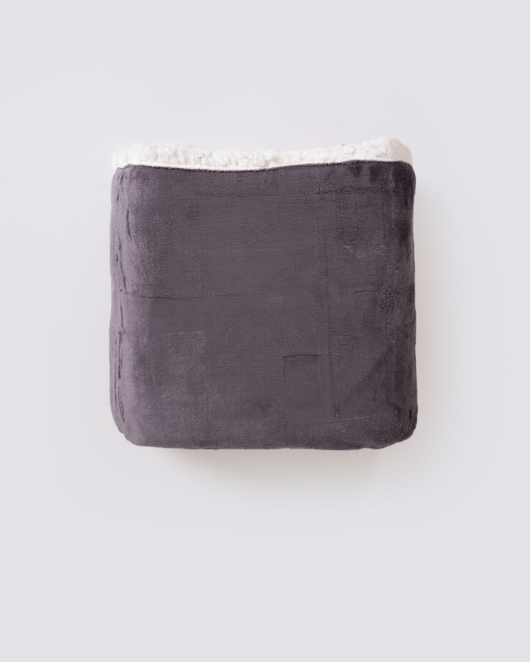 Manta-Flannel-Com-Sherpa-Casal---Cinza-Escuro