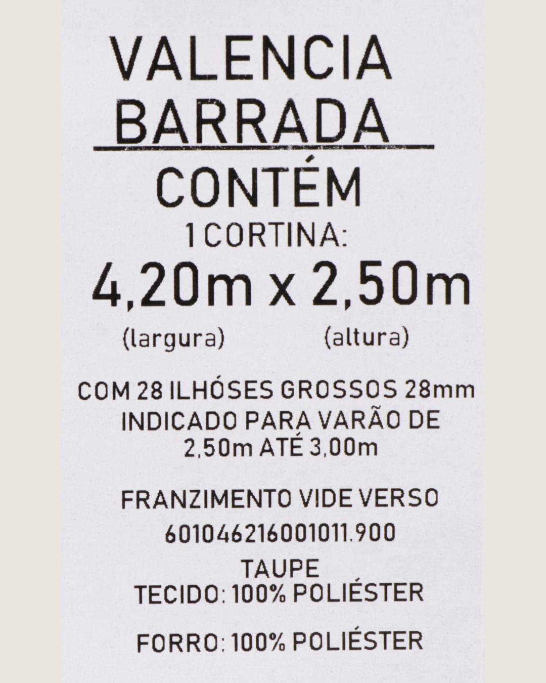 Cortina-Duplex-Valencia-Varao-Ate--3mt---Bege-Claro