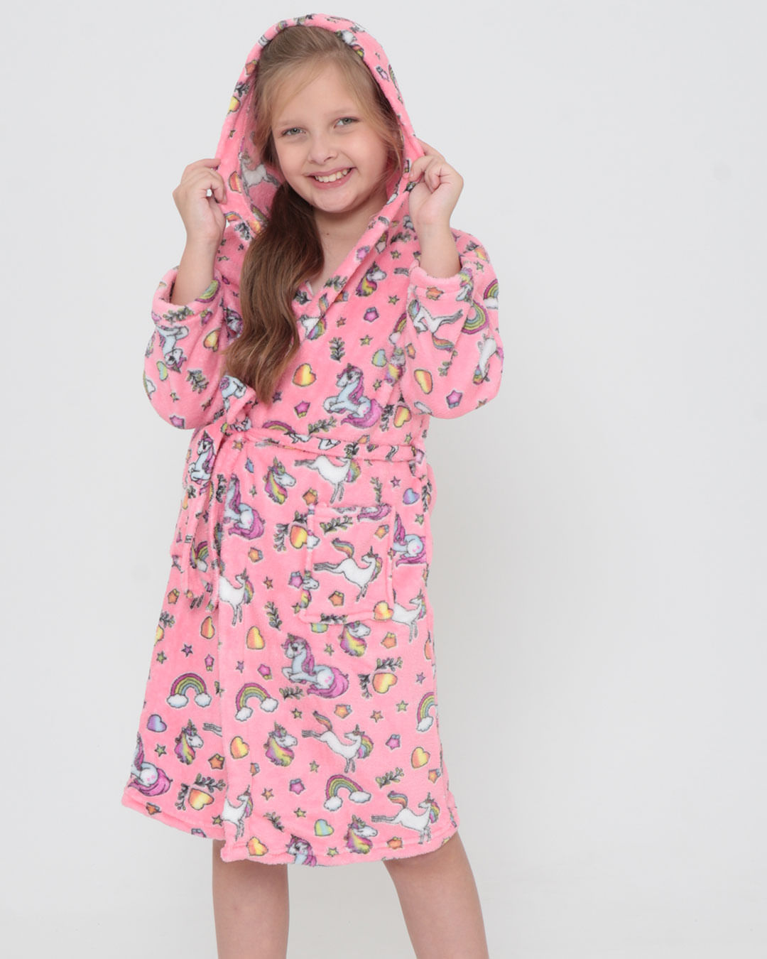 Roupao-Flannel-Infantil-C-Capuz---Rosa-Medio