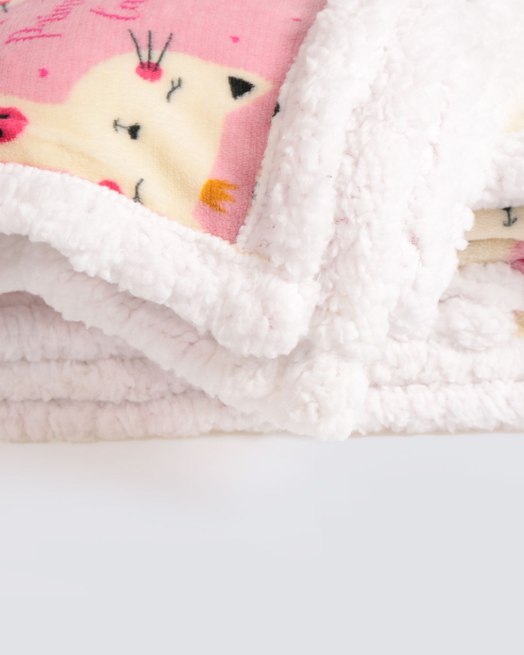 Manta-Flannel-Com-Sherpa-Infantil---Rosa-Claro