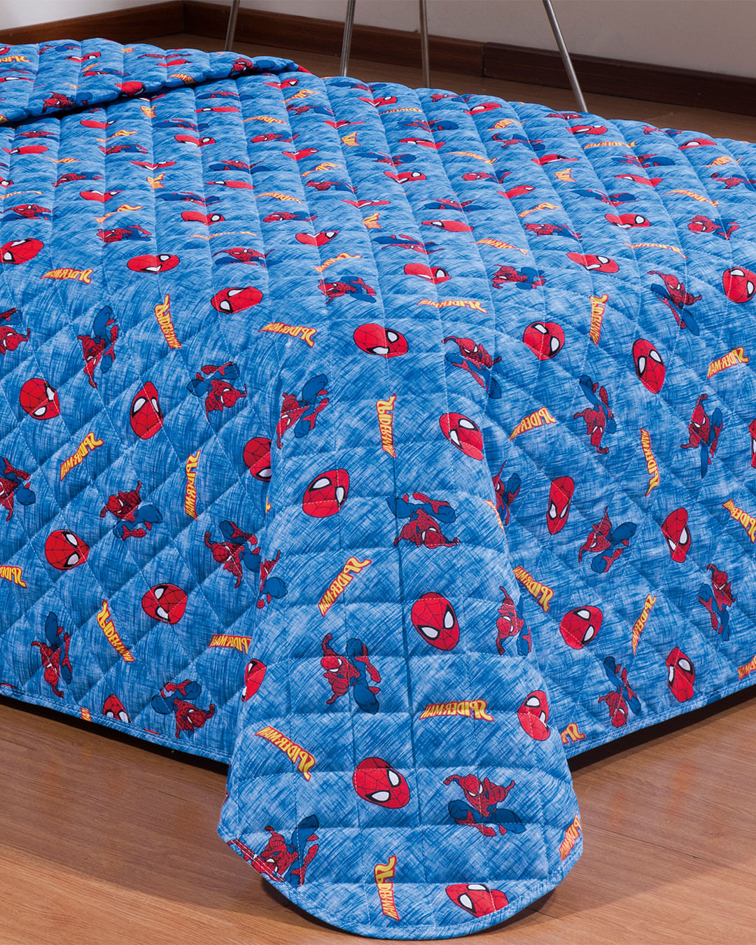 Colcha-Soft-Solt-Spider-Teia---Azul-Medio