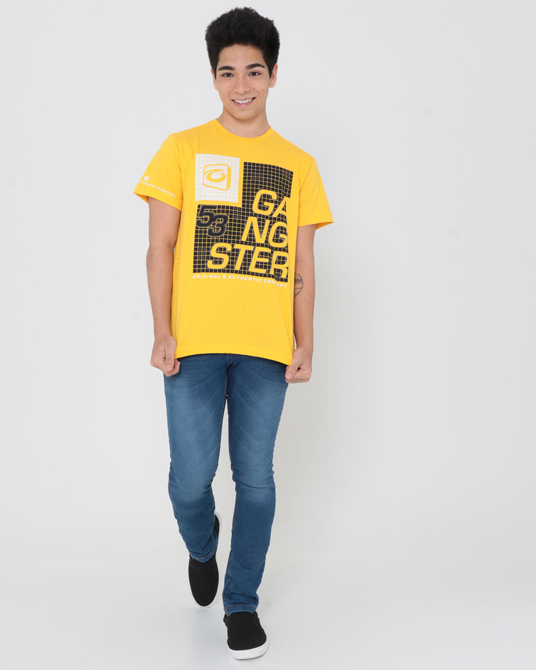 Camiseta-30012045-Mc-M1016-Spor---Amarelo-Medio